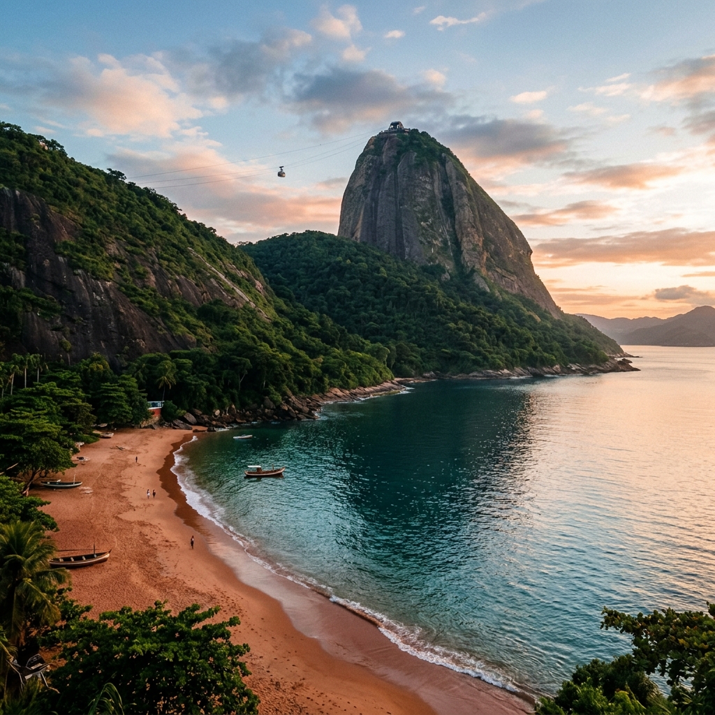 Praia Vermelha: O Cenário Romântico aos Pés do Pão de Açúcar